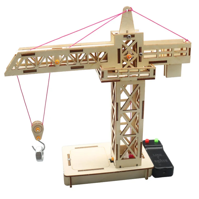 Remote Control Tower Crane Lifting Crane Diy Models & Building Toy Science &Education Model Toy For Children Gift Toy