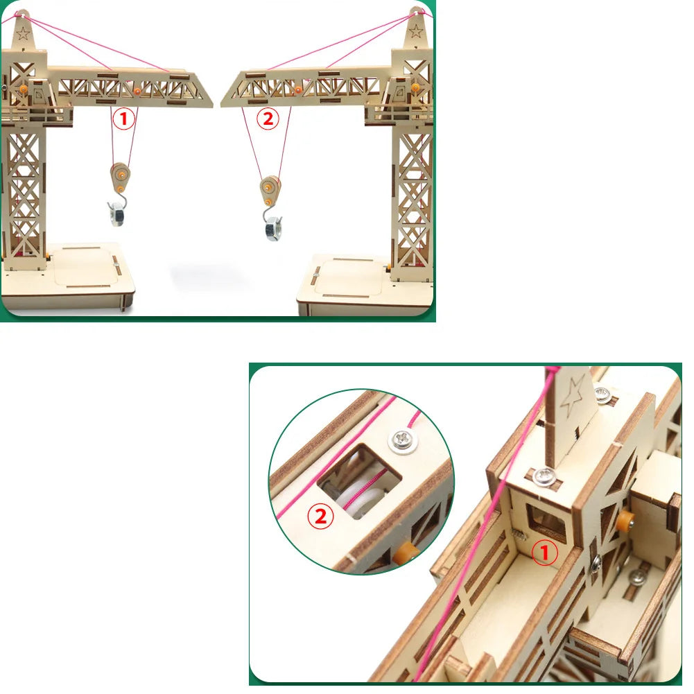 Remote Control Tower Crane Lifting Crane Diy Models & Building Toy Science &Education Model Toy For Children Gift Toy
