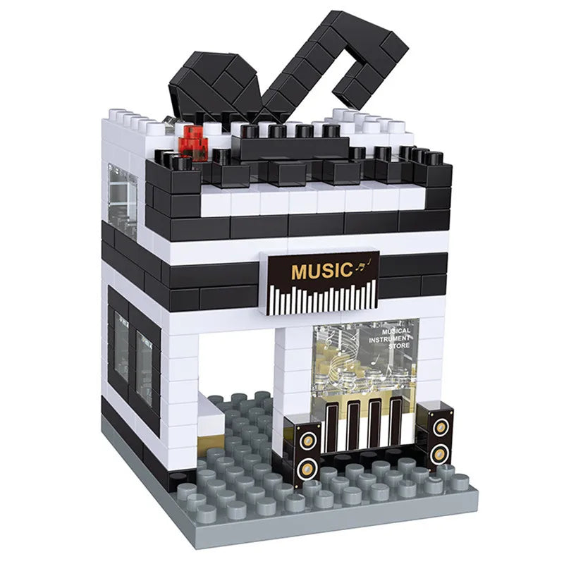 House Building Blocks Mini City Street View