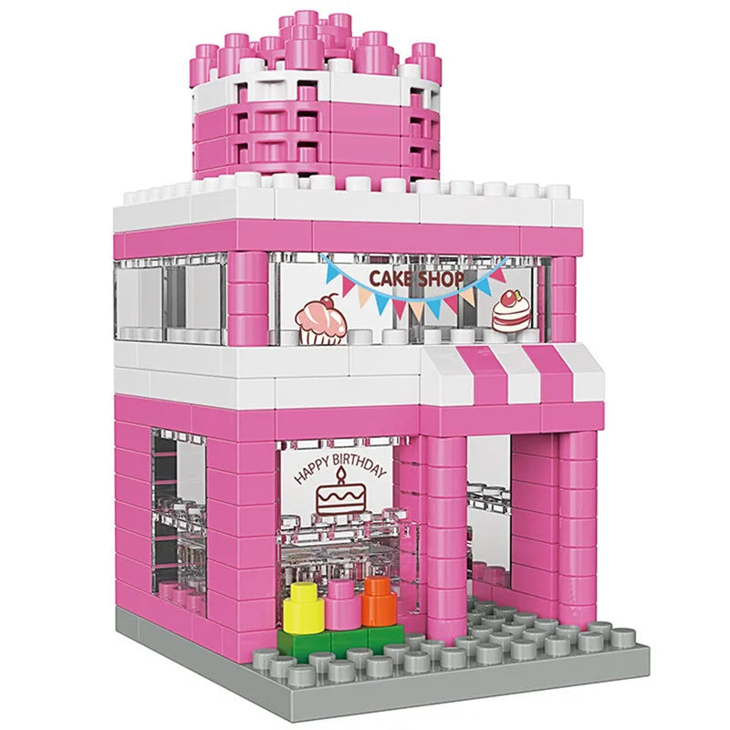 House Building Blocks Mini City Street View