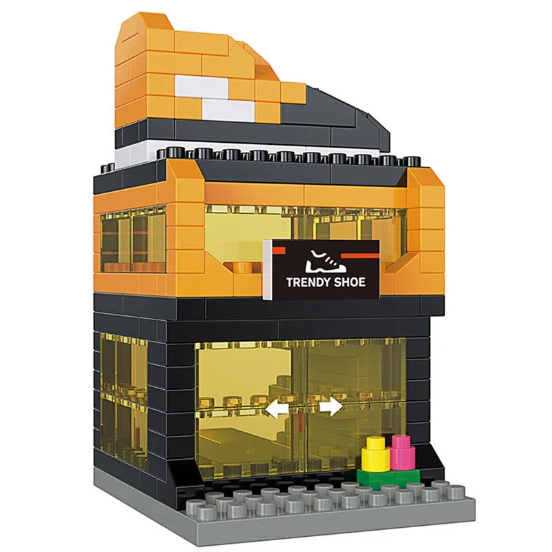 House Building Blocks Mini City Street View