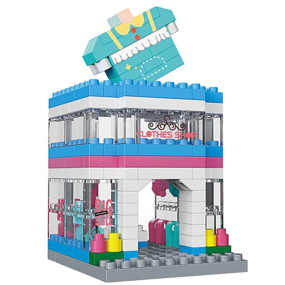 House Building Blocks Mini City Street View