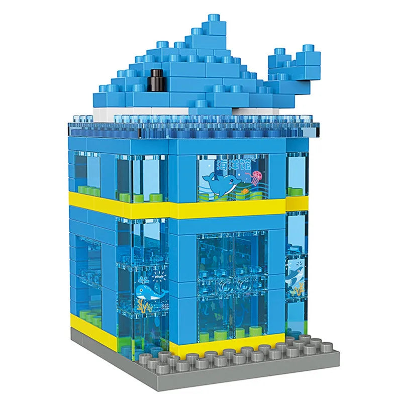 House Building Blocks Mini City Street View