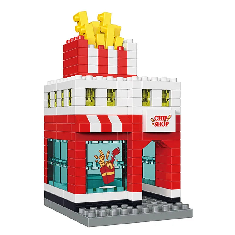 House Building Blocks Mini City Street View